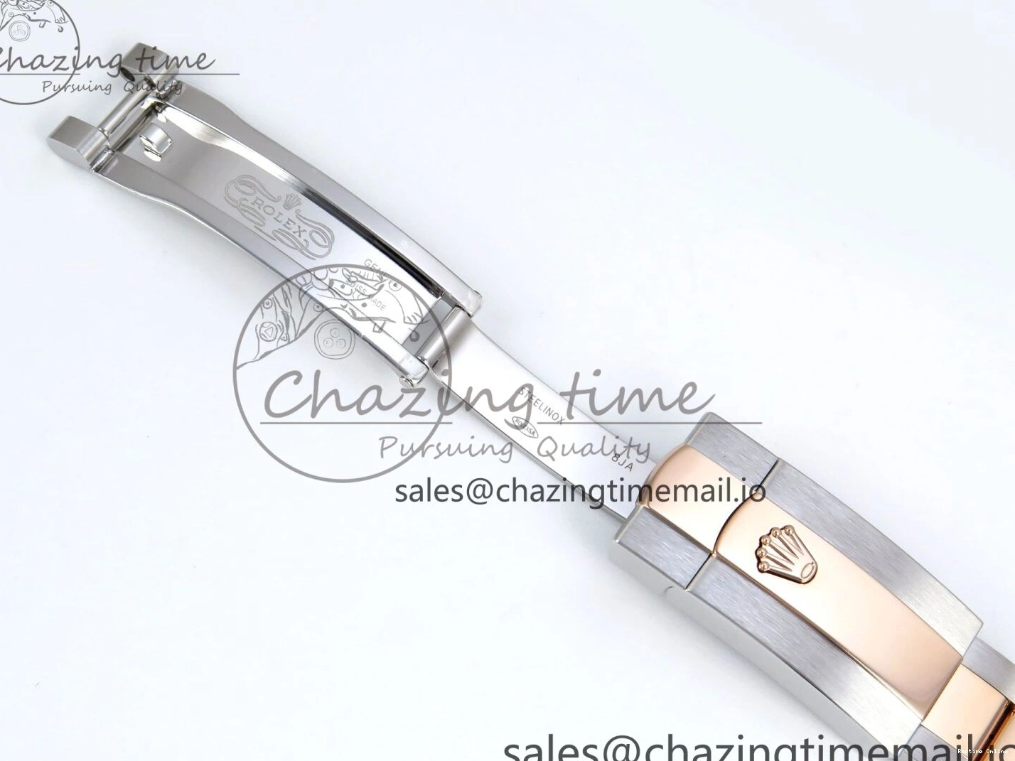 0216 DateJust 31 278271 ARF 1:1 Best Edition 904L Steel Brown Roman Diamonds Dial on SS RG Oyster Bracelet ETA SmartChoice 520